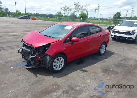 2013 Kia Rio Lx from USA, damaged, VIN KNADM4A38D6291093